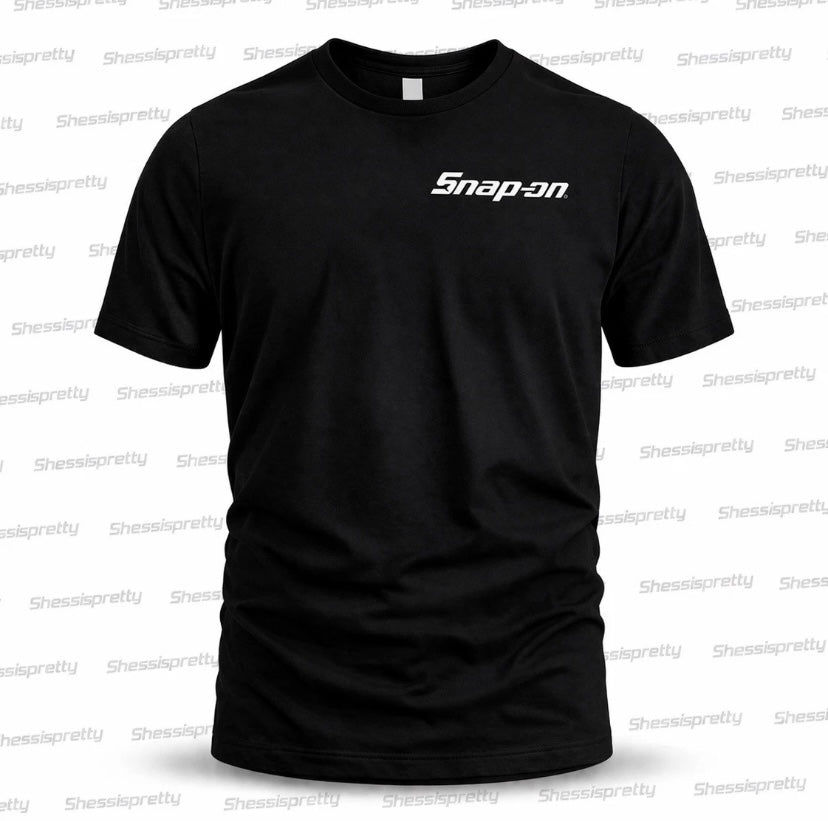 Snap-on T-Shirt Men Cotton Premium Work Shirt Durable Comfortable Mechanic Tee
