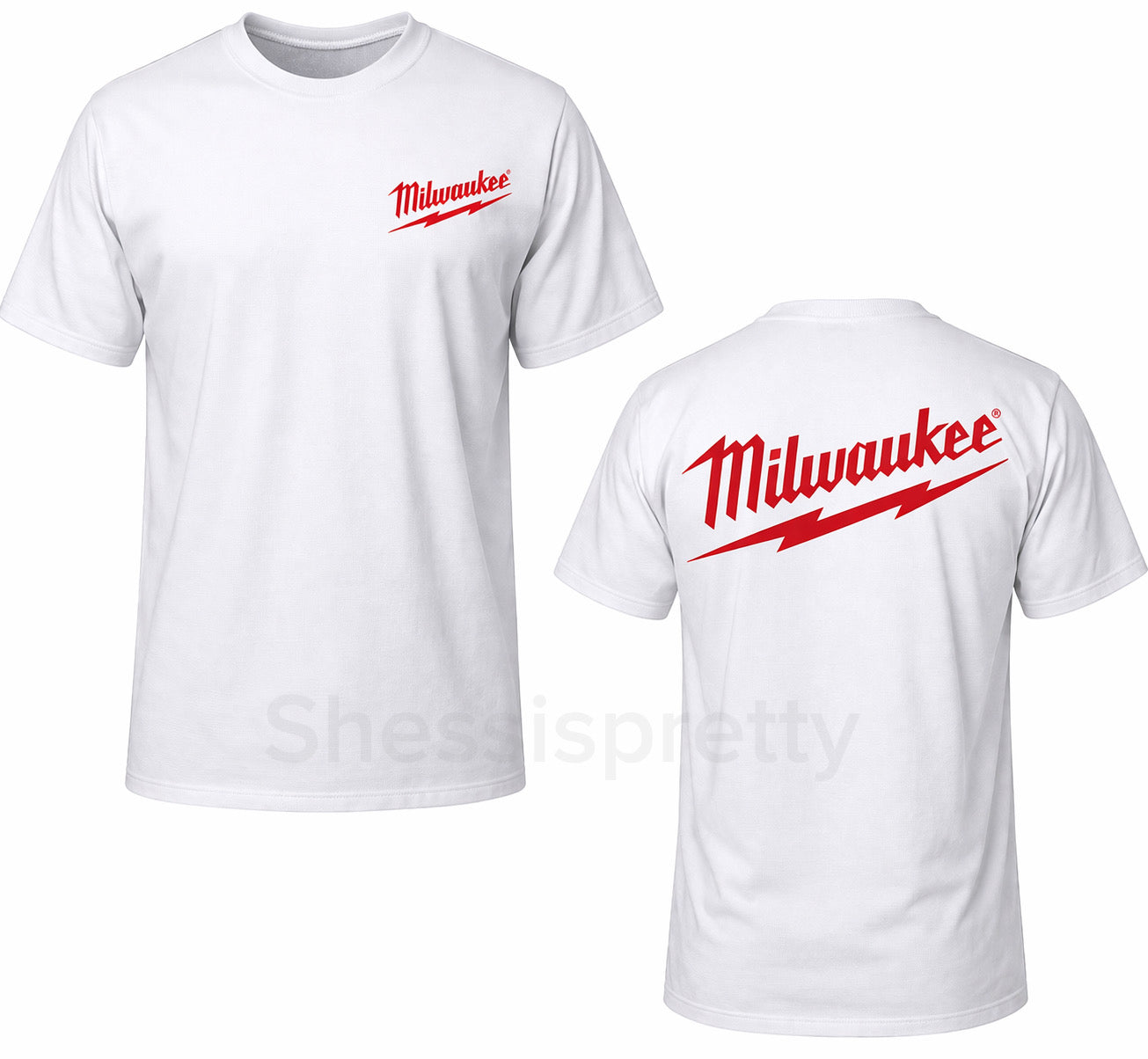 Milwaukee Style Mechanic T-Shirt 100% Cotton | Work Shirt Men | Durable Graphic