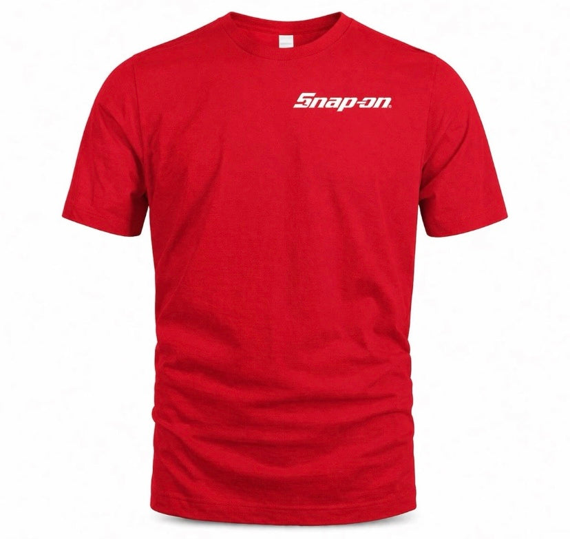 Snap-on T-Shirt Men Cotton Premium Work Shirt Durable Comfortable Mechanic Tee