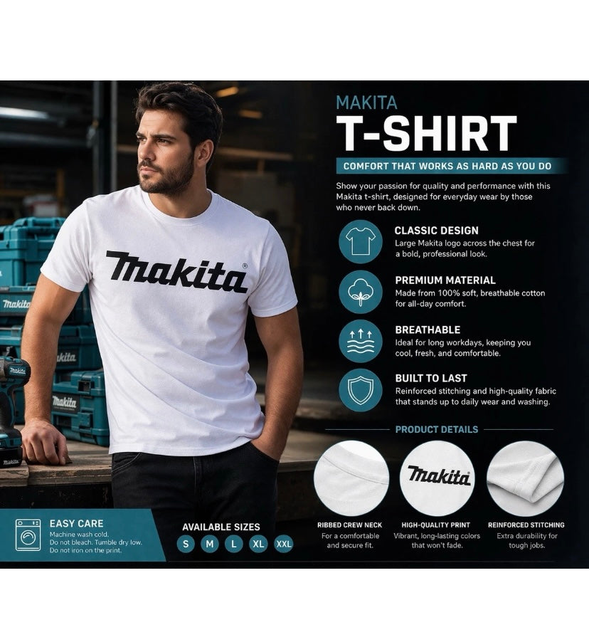 Makita Mens Tshirt - Durable And Comfortable