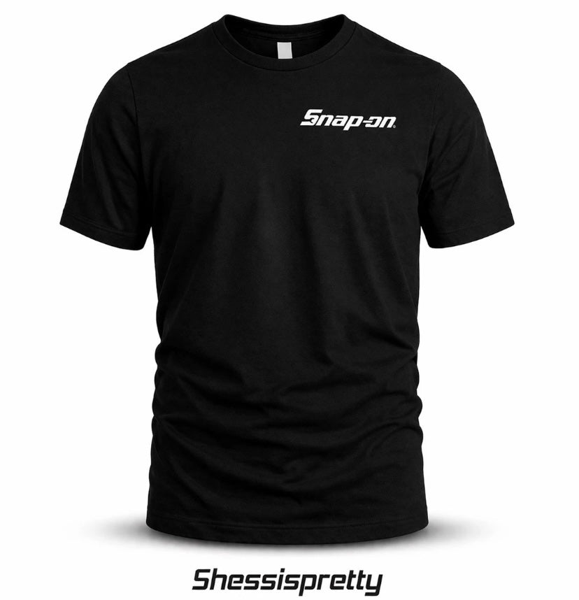 Snap-on T-Shirt Men Cotton Premium Work Shirt Durable Comfortable Mechanic Tee