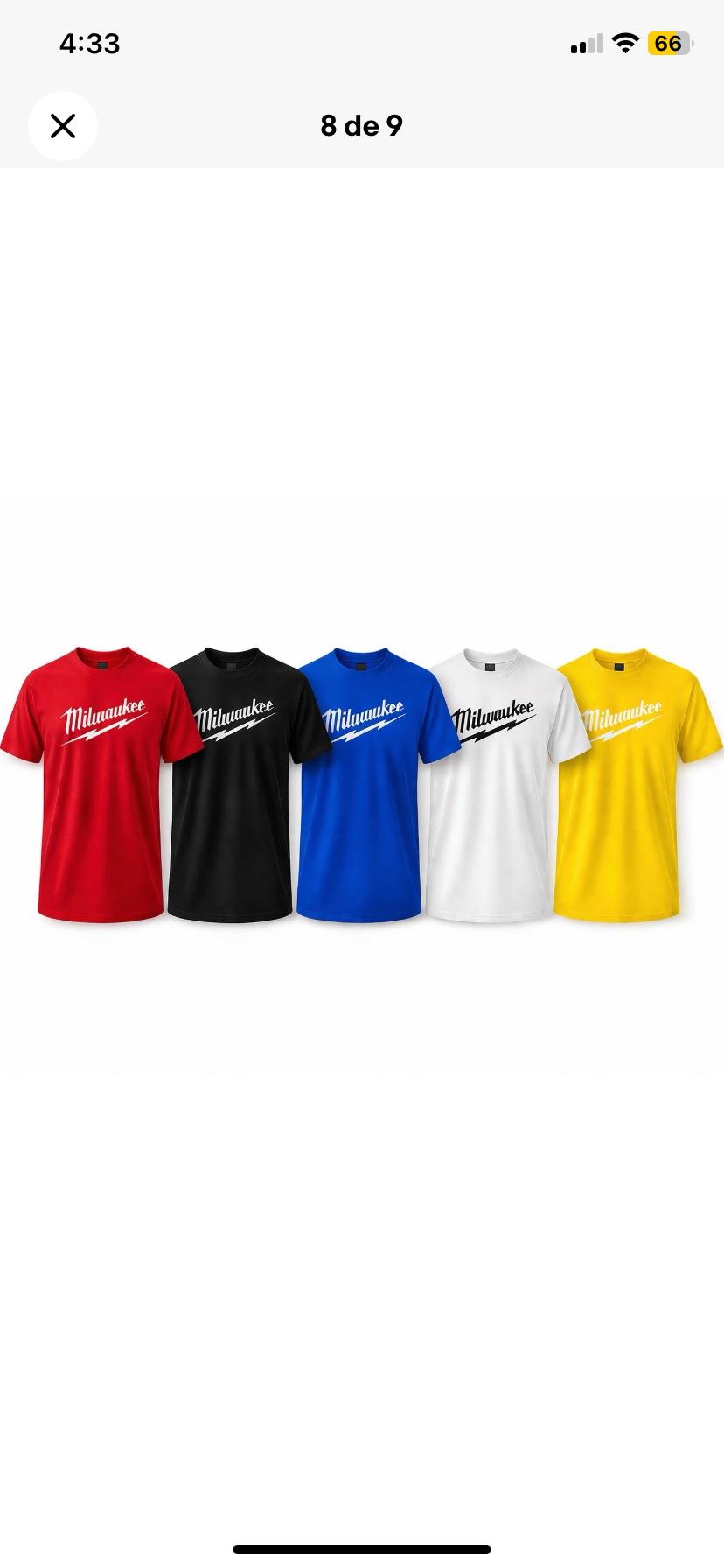 Milwaukee Men's short-sleeved casual shirt, men's clothing drill tools equipment