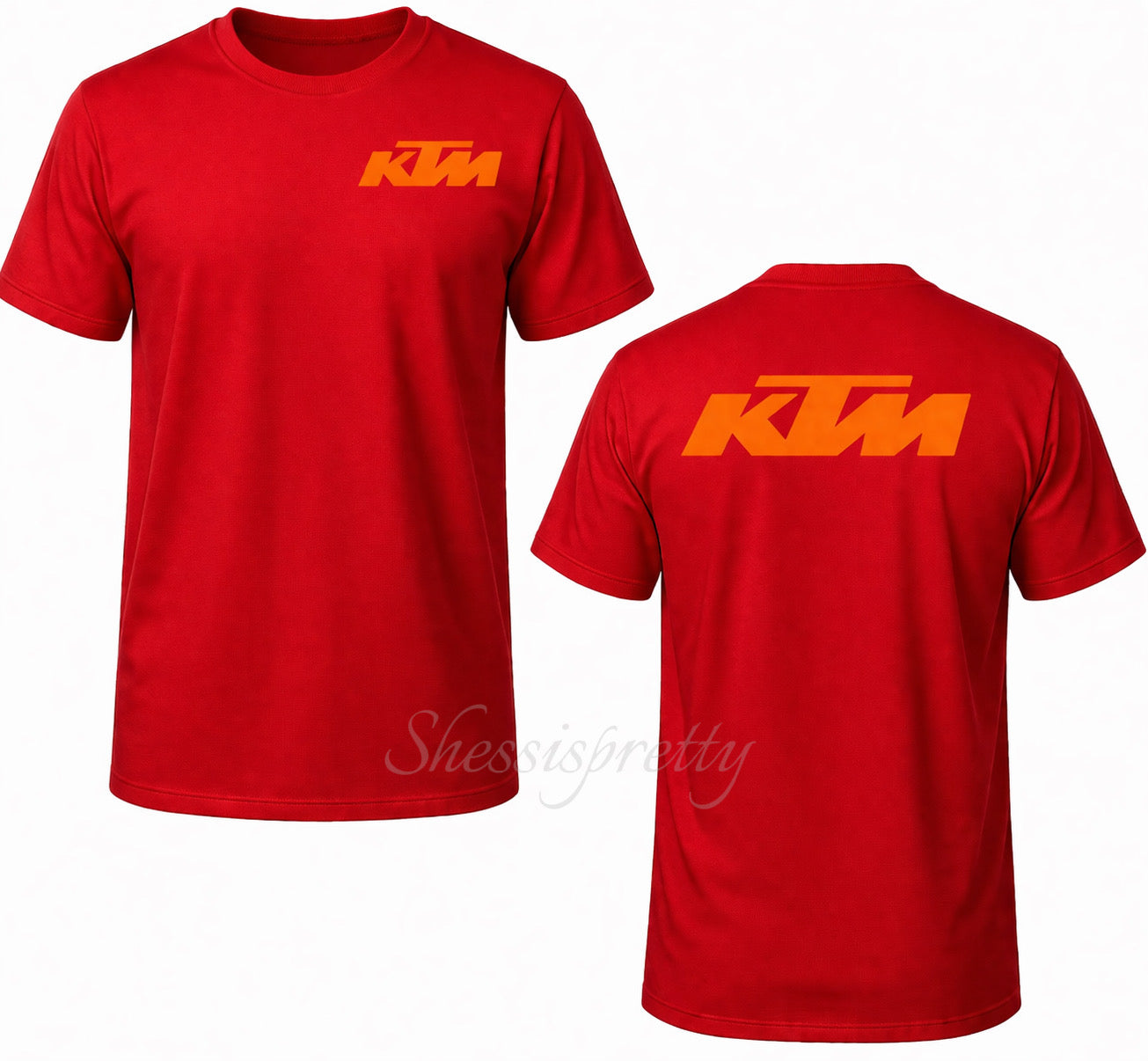 Ride Orange KTM Style Premium Cotton T-Shirt KTM Racing Style Shirt – Comfort, Performance & Style